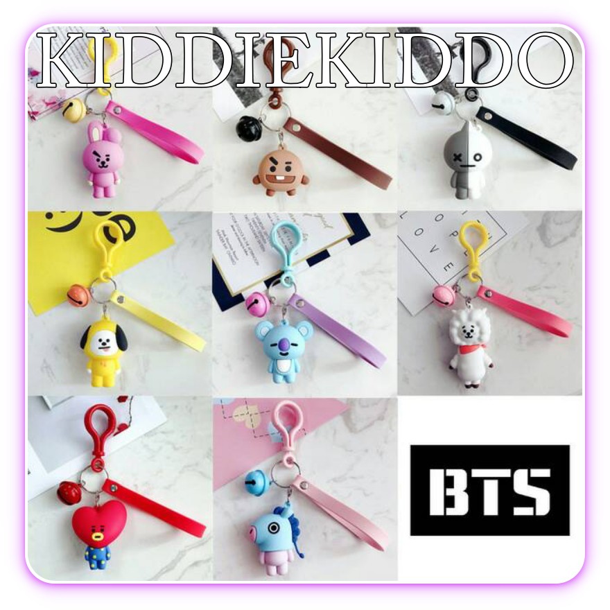  KID  BT21 Gantungan  Kunci Boneka  Cute BTS Keychain 