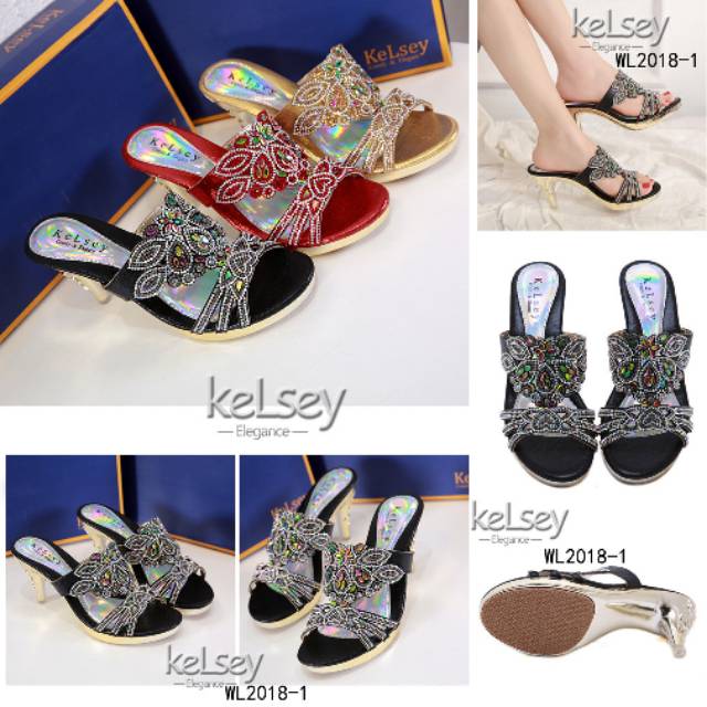 *KELSEY KEBAYA PESTA CRYSTAL HEELS WL2018-1*
Heels 8cm
ORIGINAL BRAND