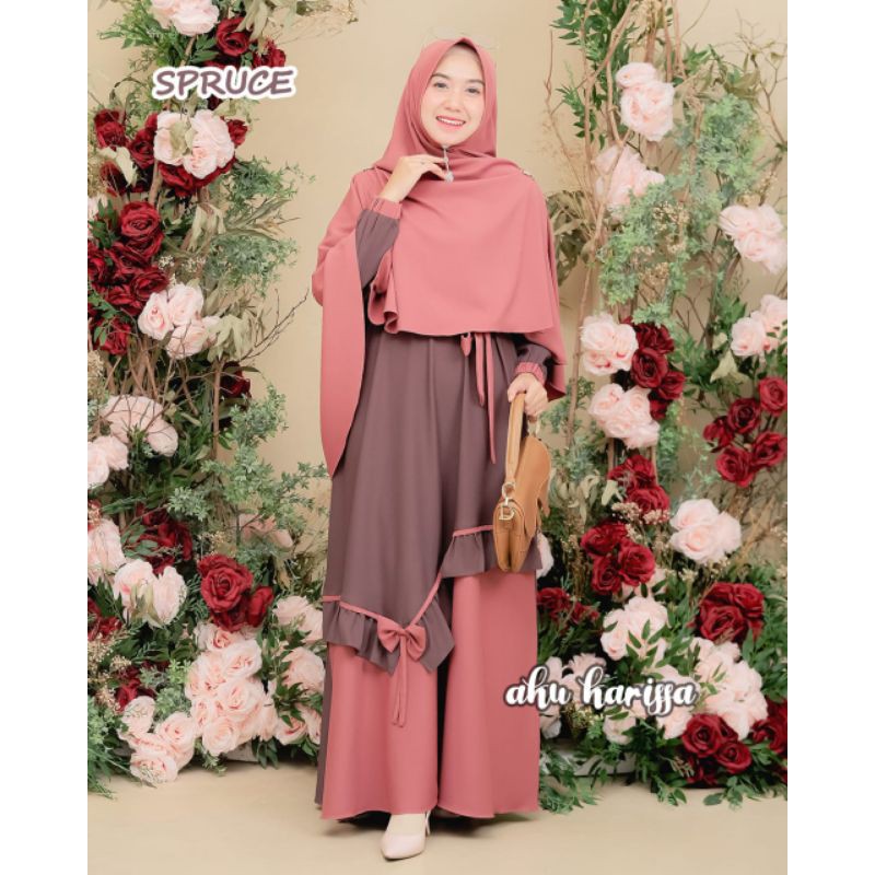 Gamis Murah YUNISA SET SYAR'I By Aku Karissa