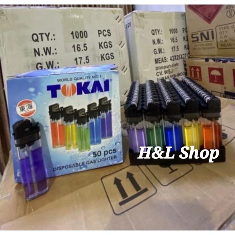 Korek Api Tokai M12LTC Asli (kepala Hitam) - ecer