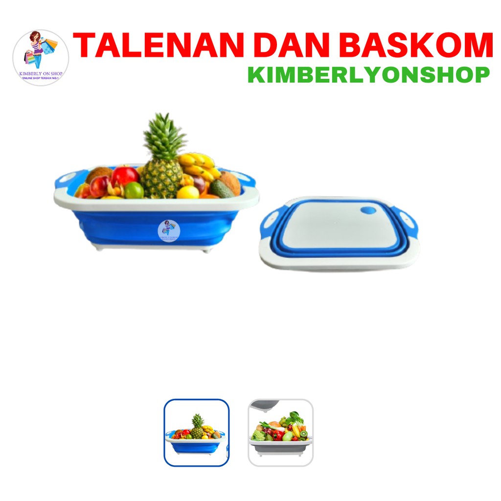 Kimberlyonshop Telenan Lipat Baskom Sayur Multifungsi