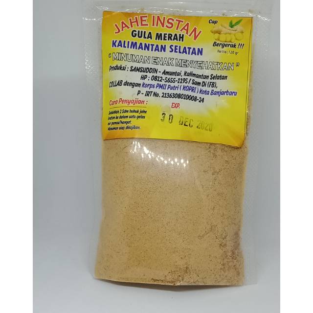 

Jahe instan gula merah