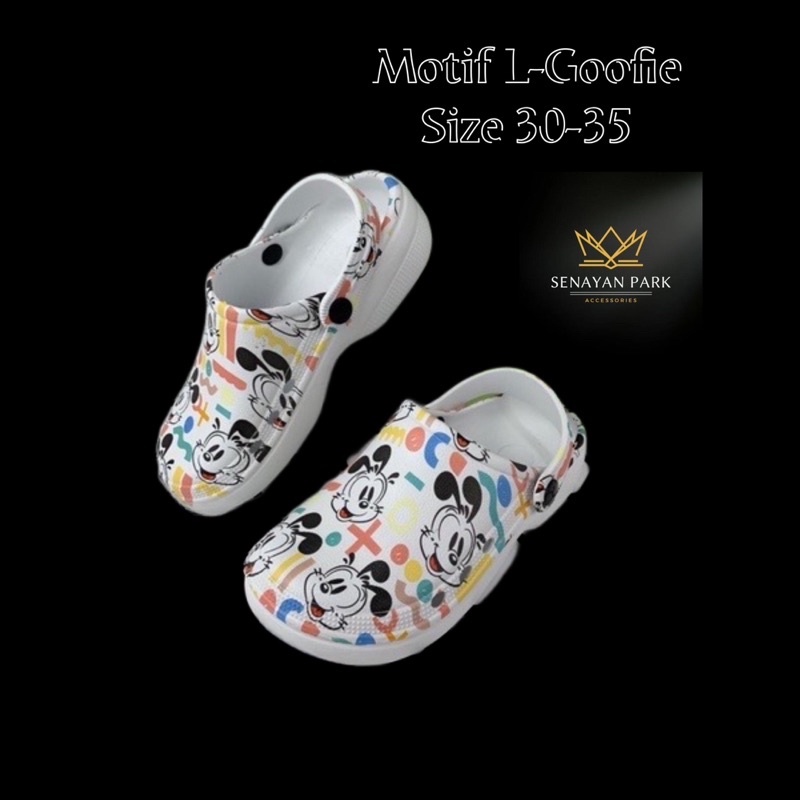 Sandal Baim Anak Motif Bobdog Size 30-35/Sandal Kodok Anak Unisex Promo Sen