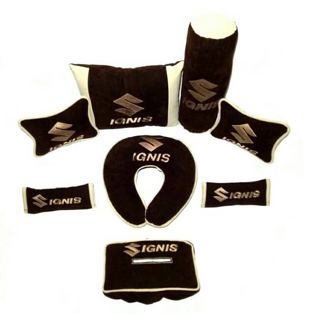 Bantal mobil ignis aksesoris mobil interior