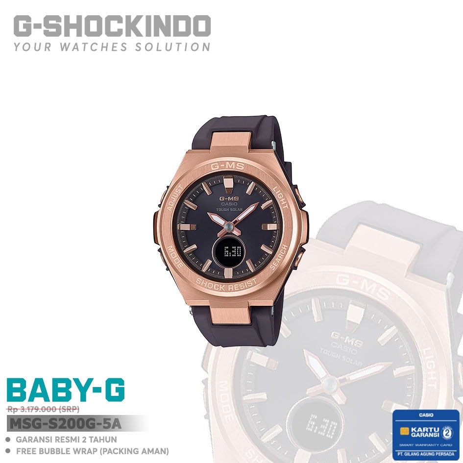Casio Baby-G MSG-S200G-5A / MSG-S200G-5ADR Original