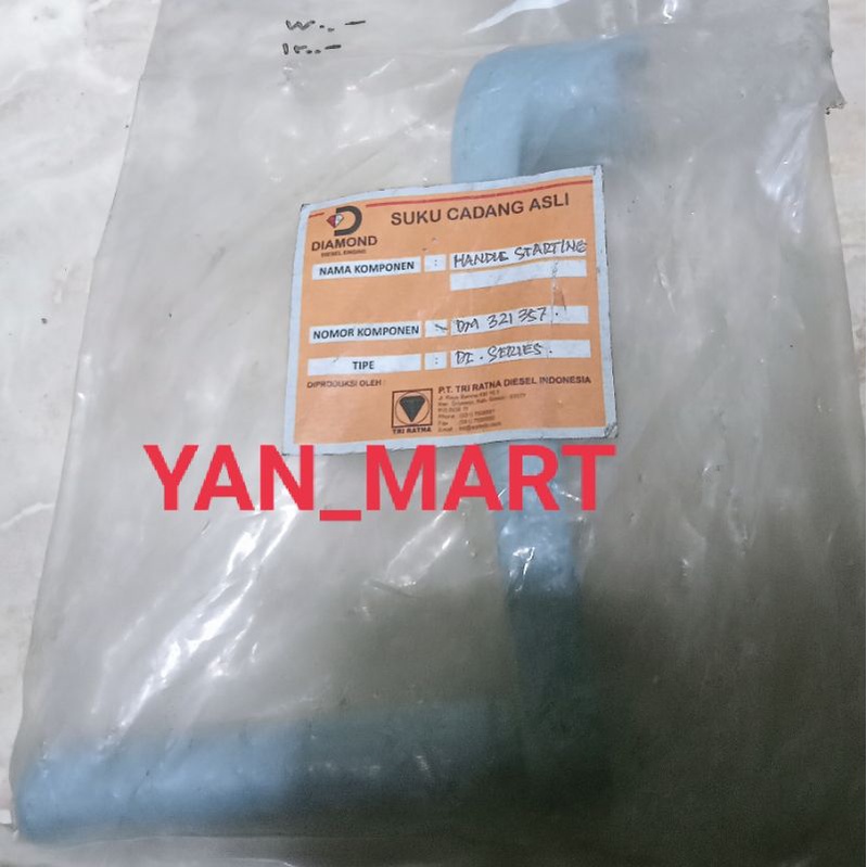 handle starter selenger mesin diesel Mitsubishi diamond di75 900 1100