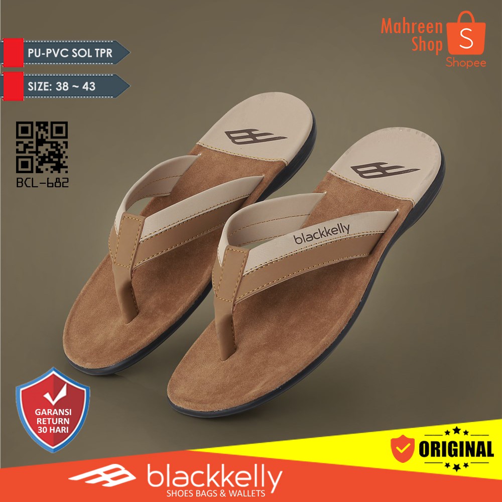 Blackkelly - Sandal Pria Sandal Flip Flop Sandal Jepit Casual Pria Original | BCL 682