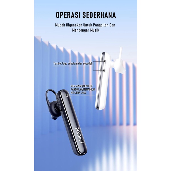 PROMO Robot Talk 10 penganti robot r3Headset Bluetooth 5.0 Earphone Waterproof IPX5 - Garansi 1 Tahun