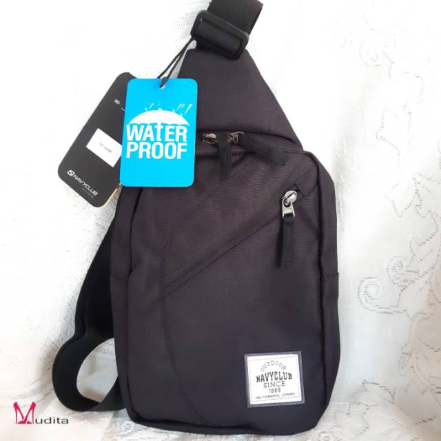 Navy club tas selempang pria tahan air