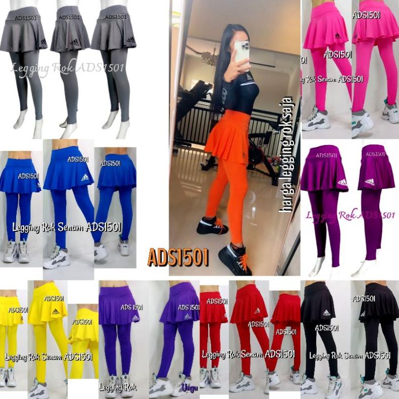 LEGGING ROK SENAM AEROBIK ADS1501 AEROBIC GYM ZUMBA GOWES SEPEDAAN BIKE DANCE TERLARISS...,,,,,