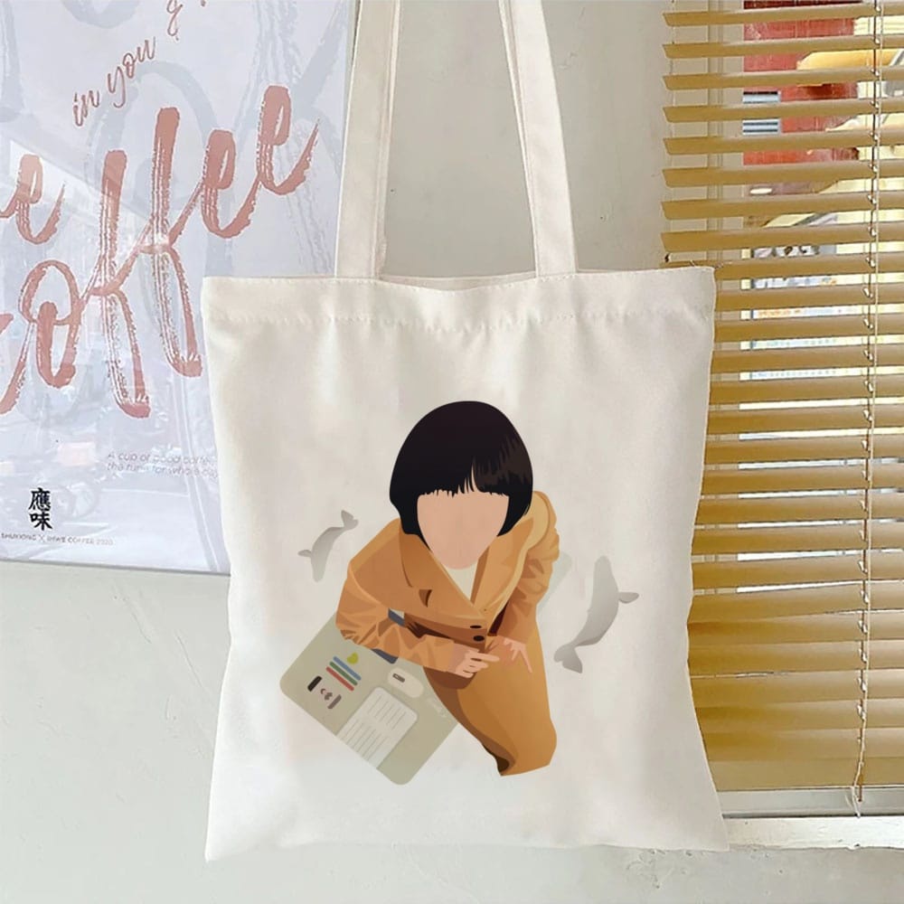 MYSTIQUE.ID-TOTE BAG Extraordinary Attorney Woo, WOO YOUNG WOO LUCU DAN AESTHETIC