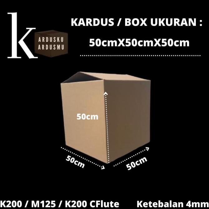 

KARDUS POLOS / KARTON BOX UK 50 x 50 x 50