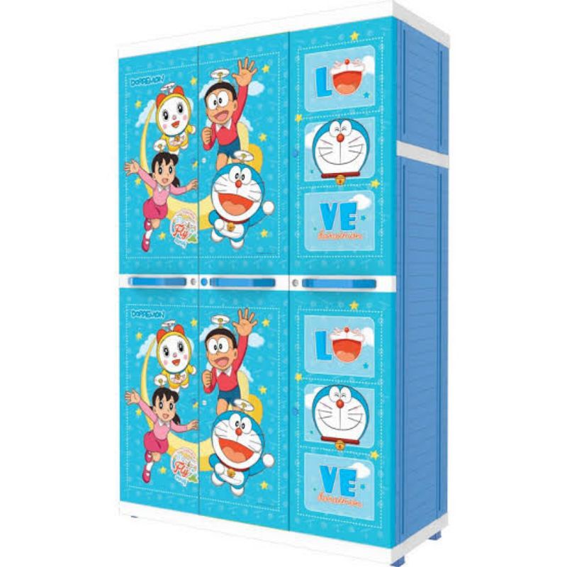 Lemari Plastik Naiba Mega MSC Premium Doraemon