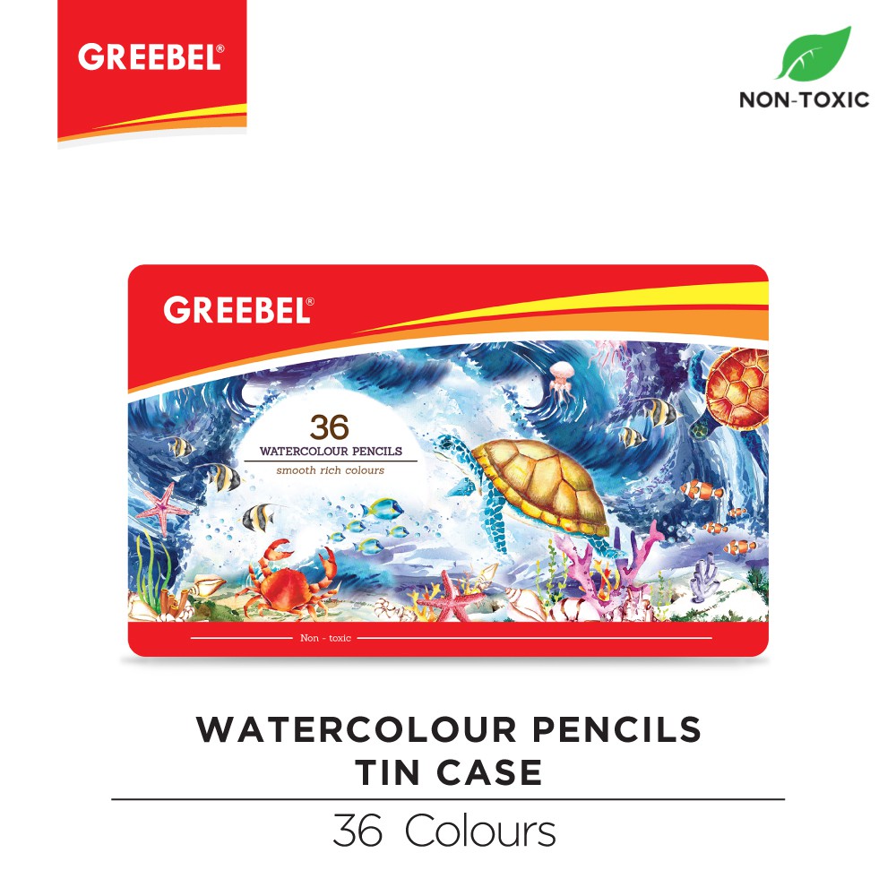 PENSIL WARNA WARNA CERAH BAHAN KUAT GREEBEL /  GREEBEL 2736 Hexagonal