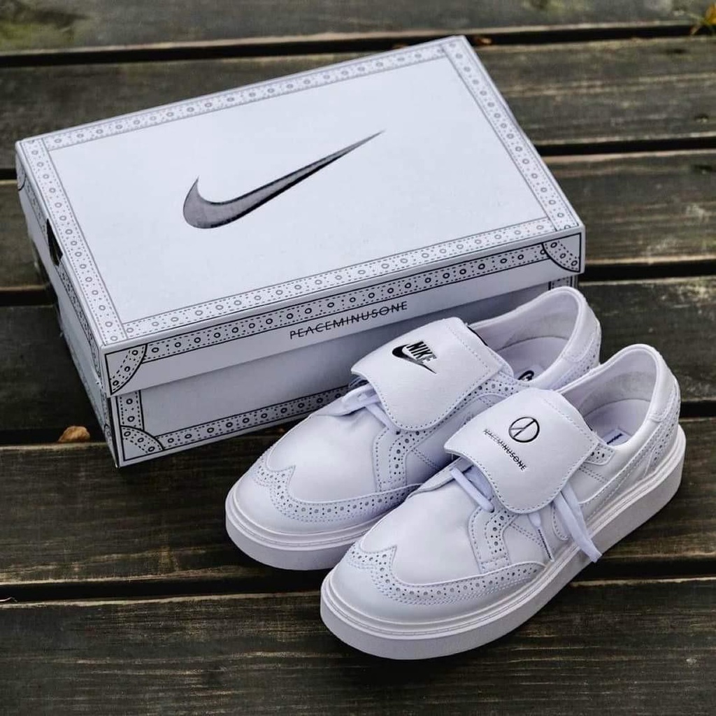 Sepatu G-DRAGON PEACEMINUSONE X NIKE AIR FORCE 1 x Kwondo White Putih Premium