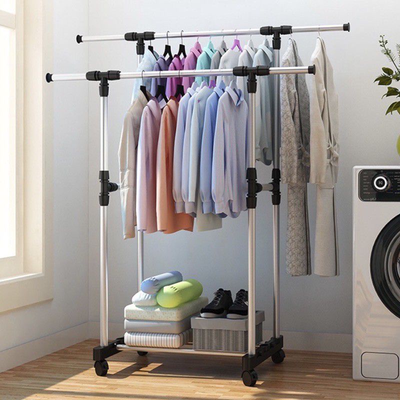 STAND HANGER DOUBLE/GANTUNGAN BAJU DOUBLE