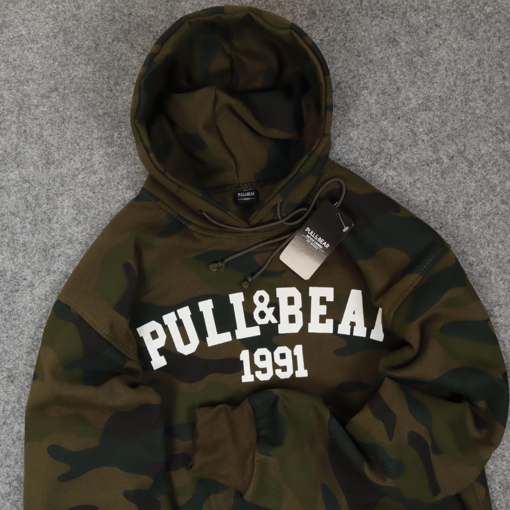 JAKET SWEATER HOODIE P&amp;B 1991 CAMO SABLON UNISEX PREMIUM QUALITY