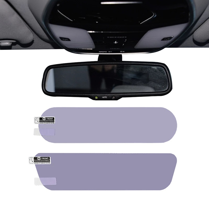 Universal Car Interior Rearview Mirror Night Reversing Blocking Anti-glare Film Nano Protective Film For Car Sticker Accessories