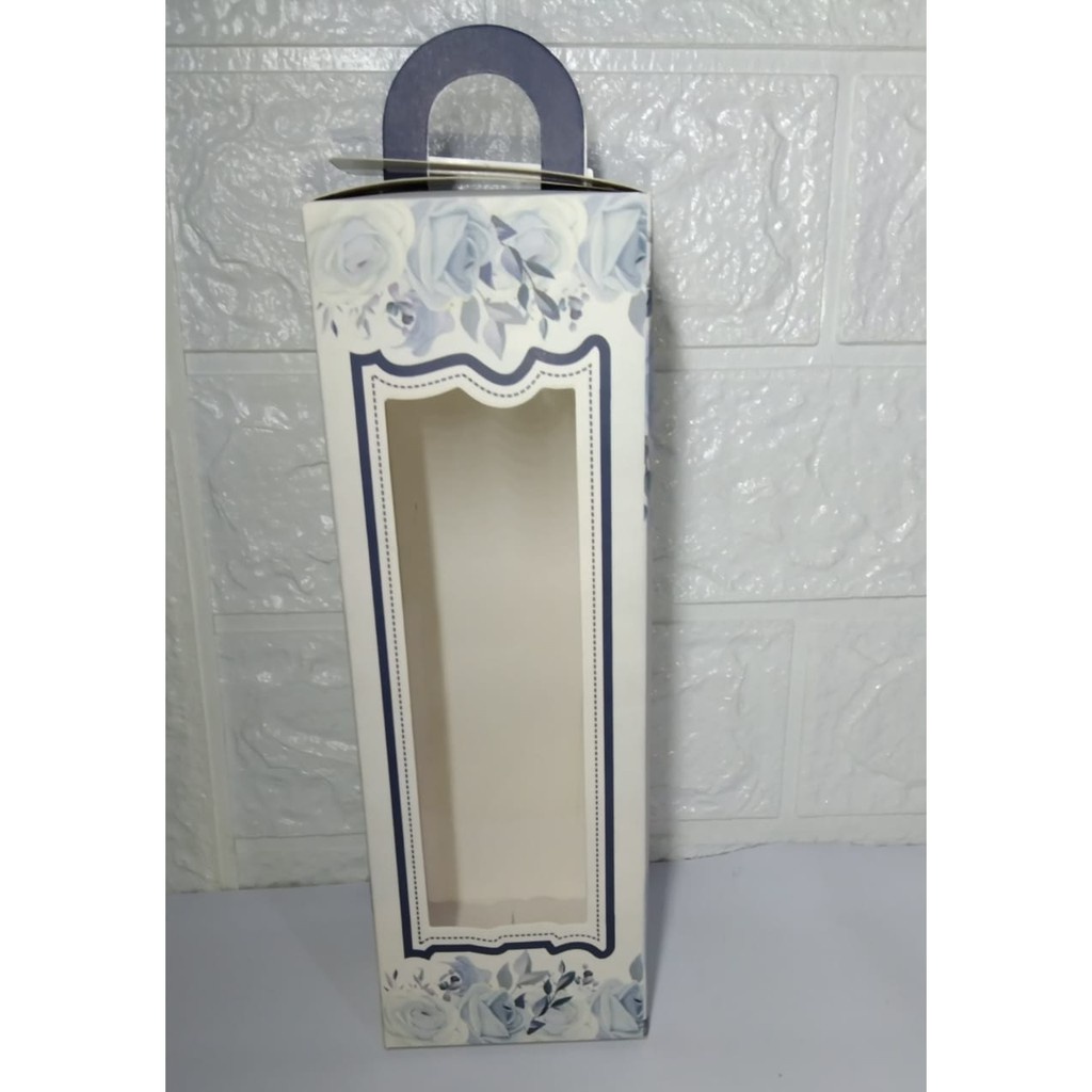 

box motif / box souvenir / paper box / box termos / botol 7x7x21