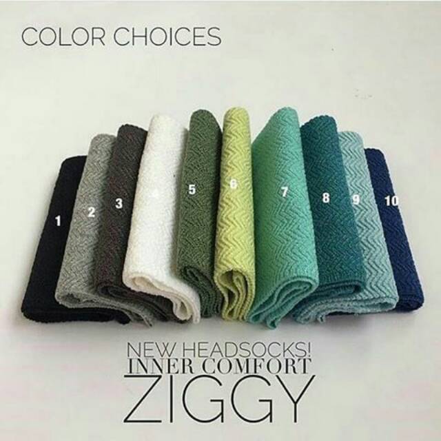Bandana rajut premium zigzag Rp. 20000