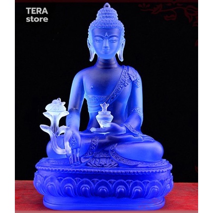 Patung Buddha Obat Yo Se Hut Medicine Buddha Bhaisajya Guru size L