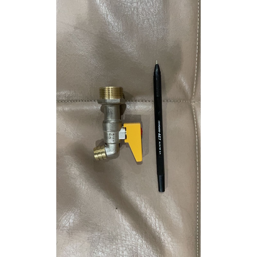 Keran Cebol 3/4 &quot; Inch Kuningan Air Tembok