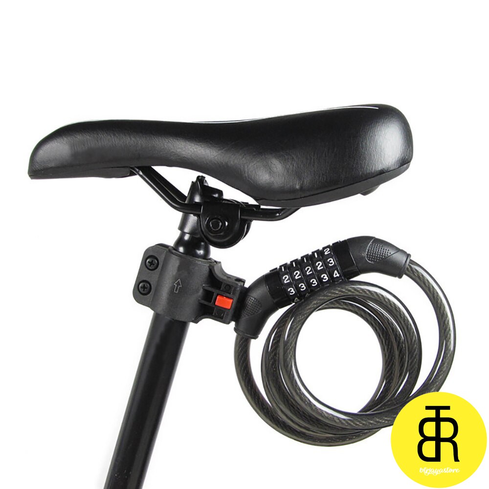 Gembok Kode /Gembok Sepeda /Gembok Motor /Gembok Kode Angka Empat Digit/Lima Digit/ Gembok Kabel