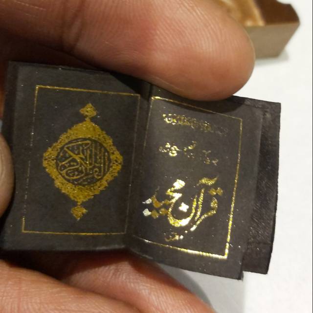 QURAN SRTAMBUL ASLI ANTI AIR TINTA EMAS