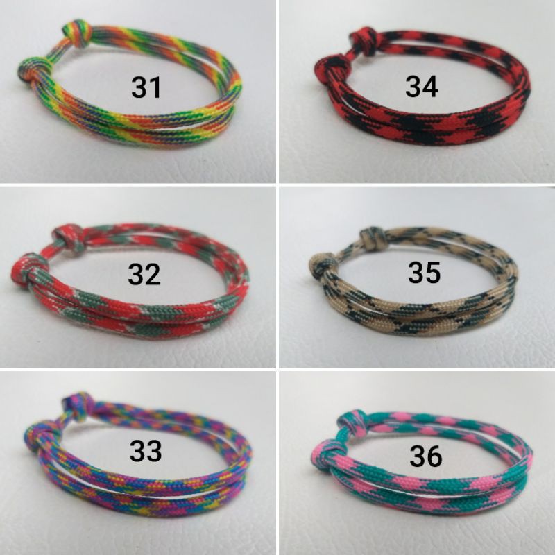 Gelang Paracord 550 4mm bukan prusik