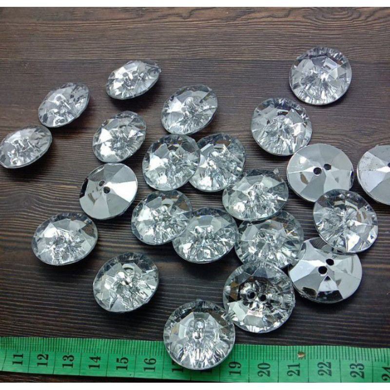 kancing cristal/lusin