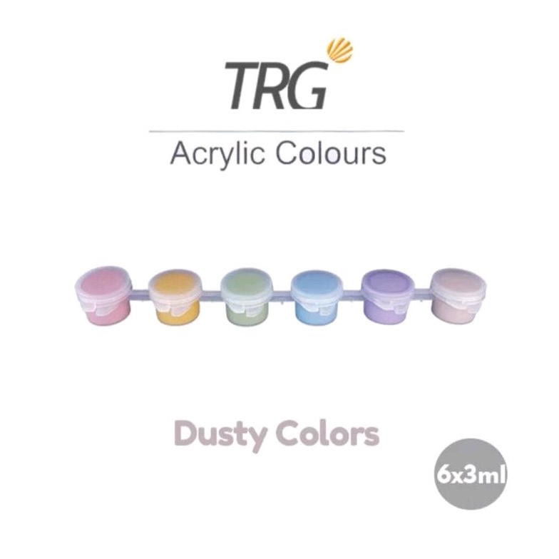 

Star Bags - TRG Acrylic Colour Pastel Set 6 Warna - Cat Akrilik Kanvas Lukis Canvas Paint Acrylic Color 3 ml