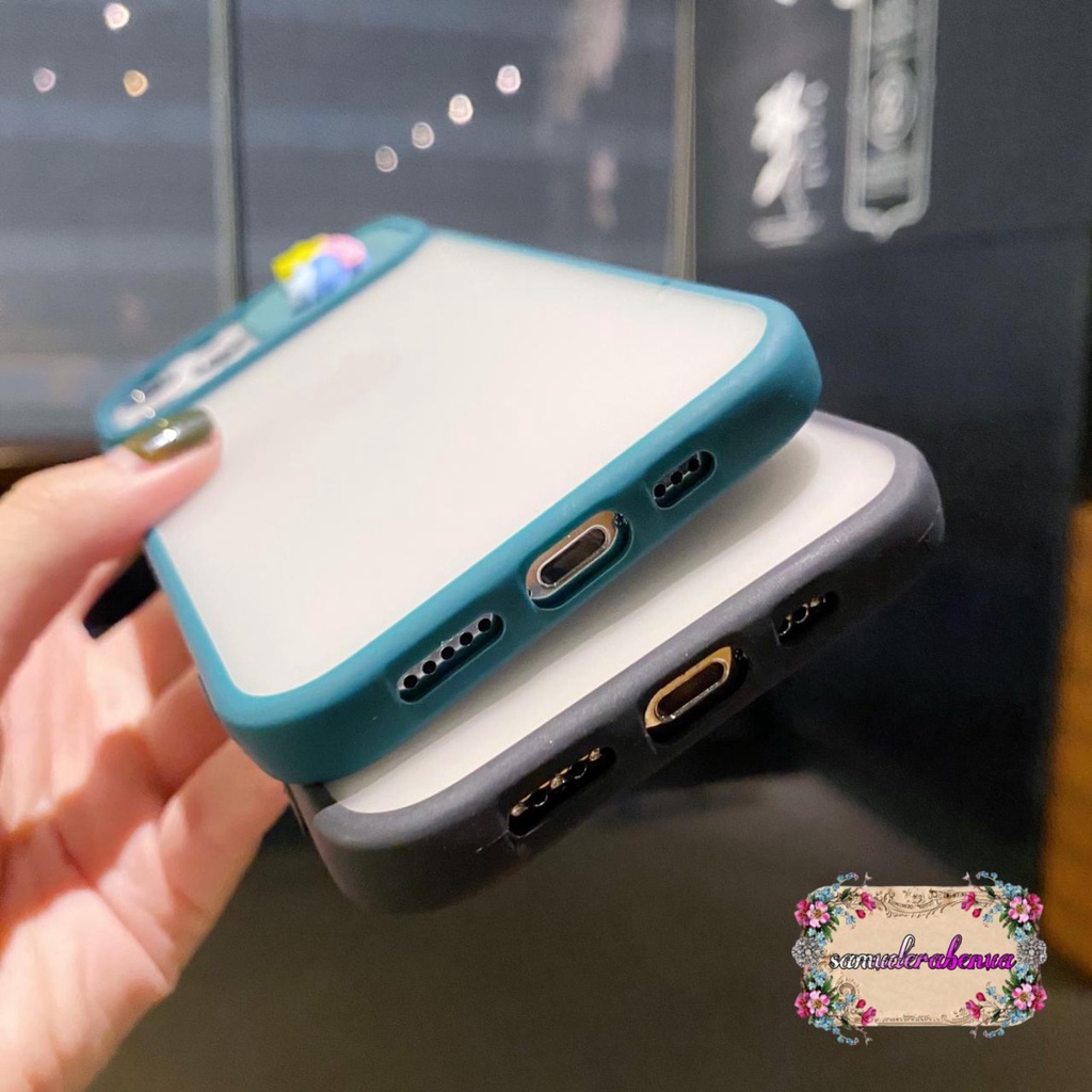 SOFTCASE SLIDE PELINDUNG KAMERA STAR 3D 1PH0NE 6 6+ 7 7+ 8 8+ SE 2020 X XR XS MAX SB2814