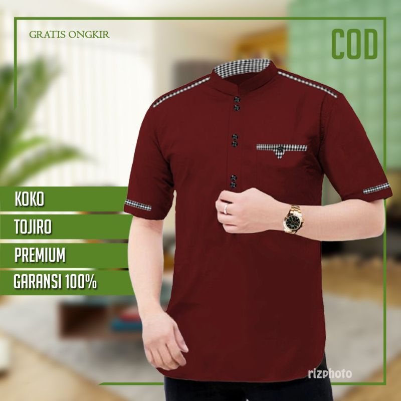 Koko Kurta Dewasa bahan Katun toyobo Premium Teviral