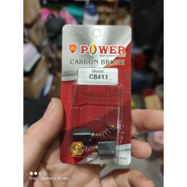 batu arang POWER cb 411 (mesin gurinda,jigsaw)/carbon brush cb411