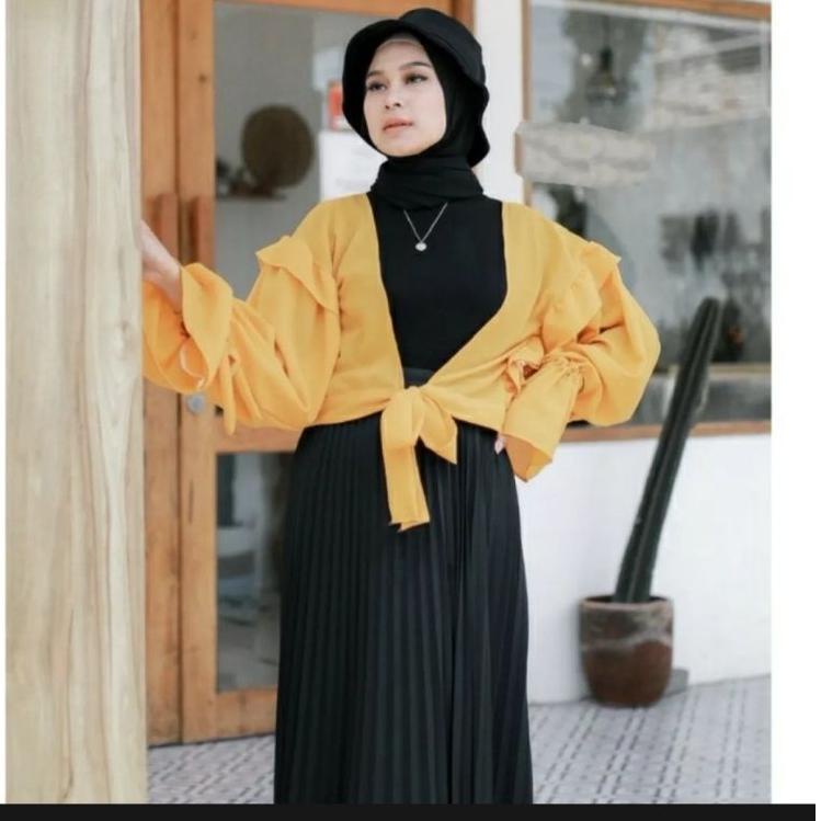[TGO.20No21ᴳ] baju wanitaArisha Outher cardigan wanitacardigan wanita kekinian cardigan wanita2021