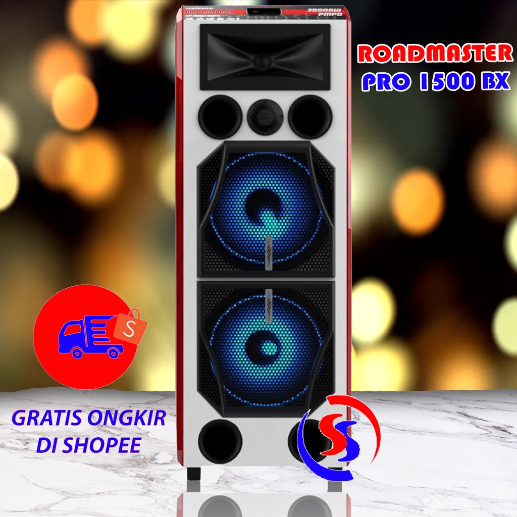 SPEAKER BLUETOOTH SUPER BASS ROADMASTER  PRO 1500 GARANSI RESMI KHUSUS JATIM