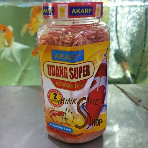 Udang Super Astaxanthin AKARI - Pakan Makanan Ikan