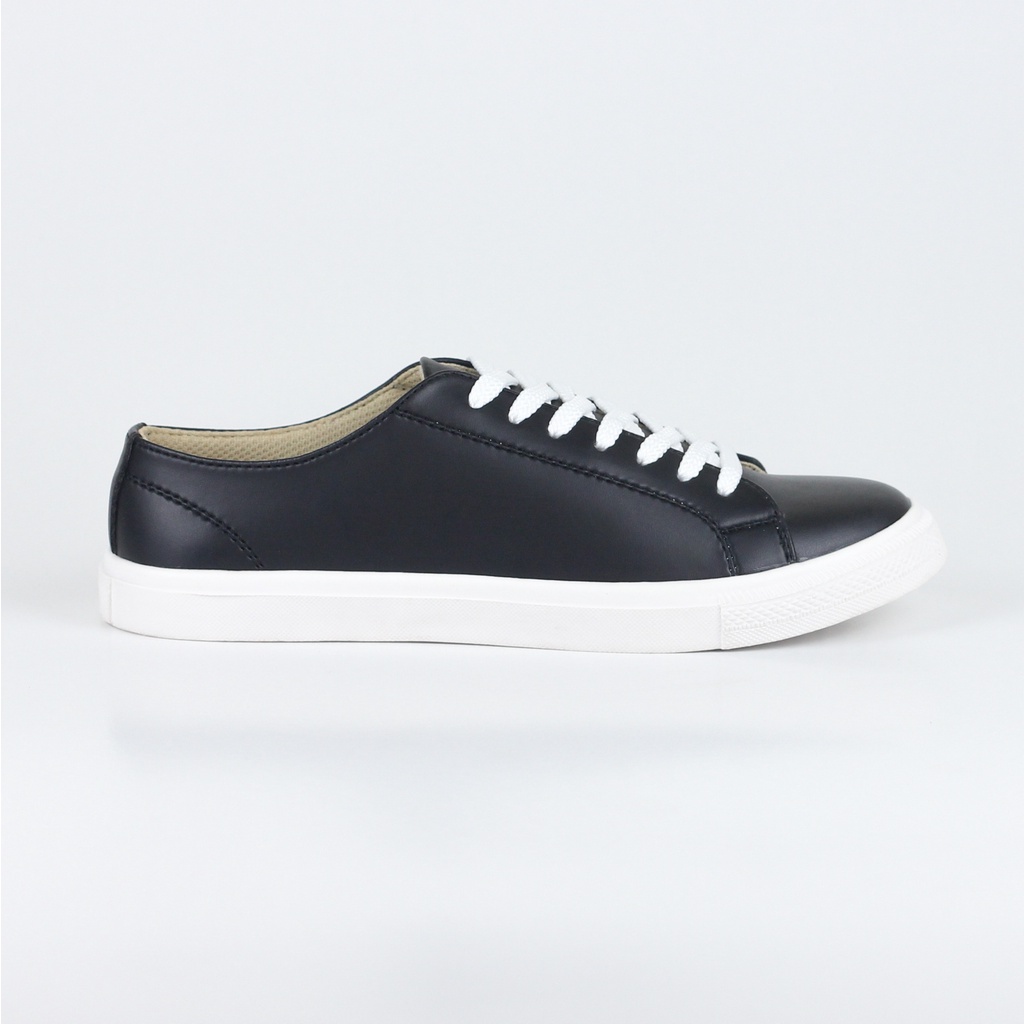 ELVRA - Sepatu Sneakers Sepatu Wanita Kasual Casual - LUNA Black White