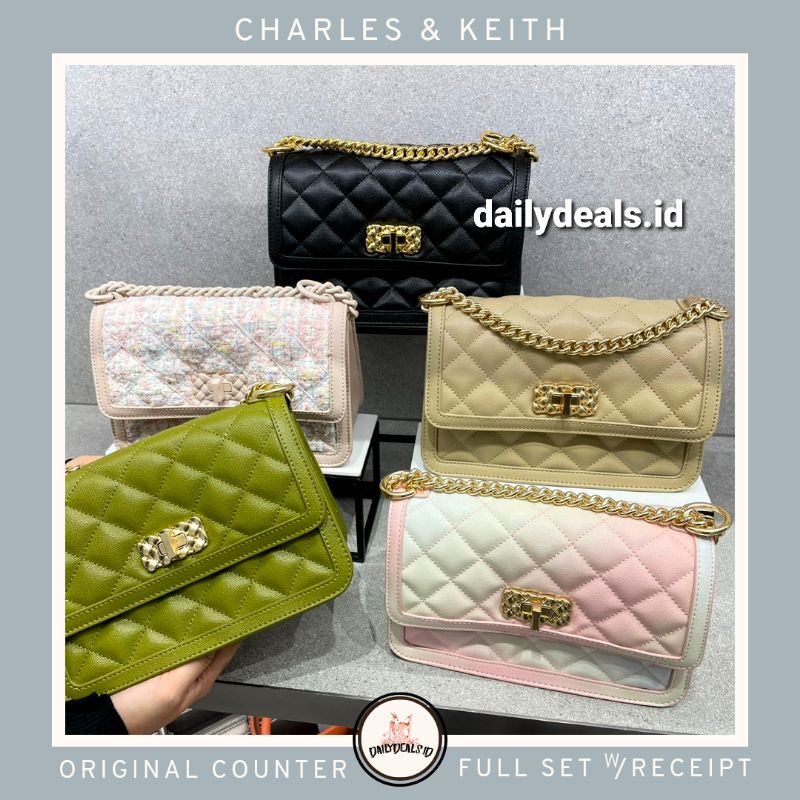 Jual [RESTOCK] CK280151108 Micaela Chain Jastip CK ORIGINAL COUNTER QUILTED BAG TAS BAG STORE