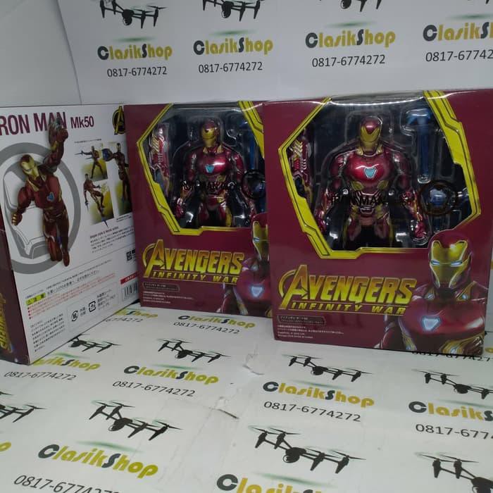 mainan figure murah SHF Iron Man mark 50 MK L infinity war Murah