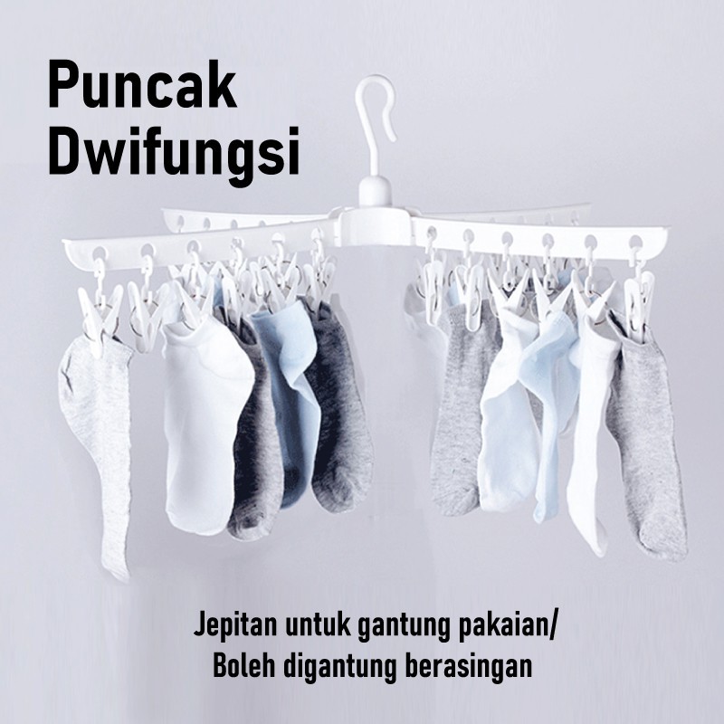 Rak Jemuran Handuk Menara serbaguna rak Jemuran Bayi Kaos Kaki Kain Rak Gantung Berdiri multifungsi anti karat