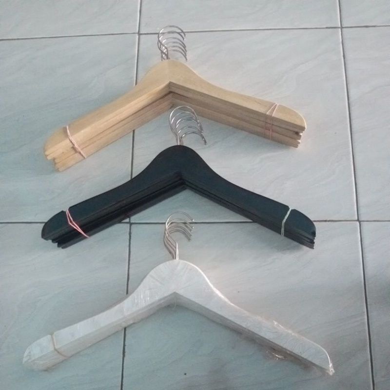 HANGER KAYU HANGER BAJU GANTUNGAN BAJU HANGER JAKET