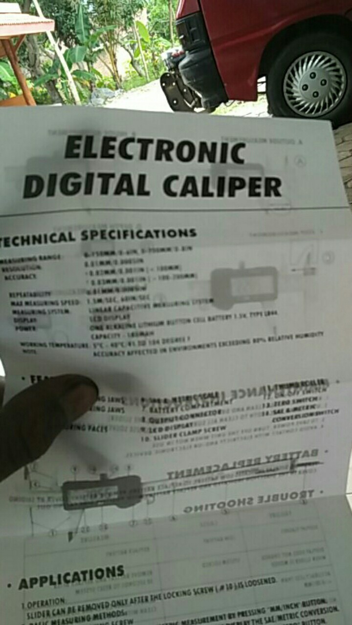 Jangka Sorong Digital Lcd Vernier Caliper Micrometer 15cm - Sh20