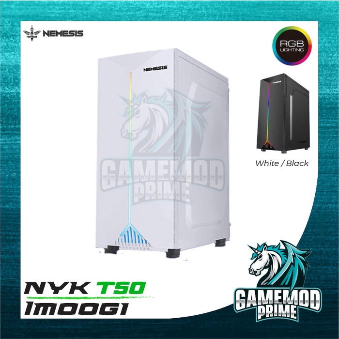 CPU CASE GAMING Casing NYK T50 Imoogi MAGNETIC TEMPERED GLASS ATX