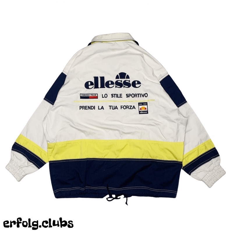 Ellesse Lo Stile Sportivo 3 Tone Vtg Jacket