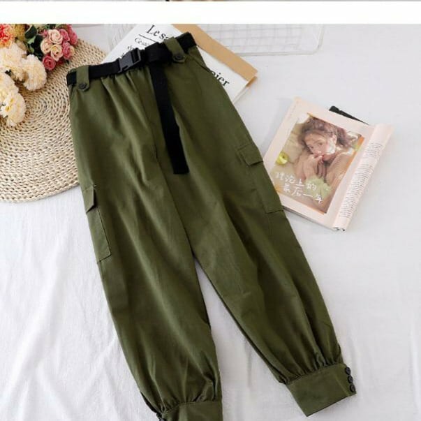 DISKON - BRYAN PANTS - Celana Katun Murah / Jogger Wanita Murah