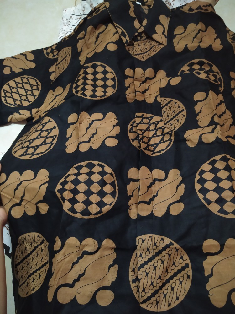 Bswart Batik Hrb026 Kenongo Hem Pendek Padi Pekalongan M L Xl Xxl Batik Pria Murah