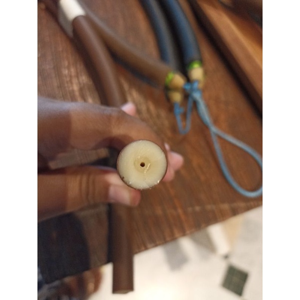 rubber primeline 16mm full black karet panah ikan sperafishing