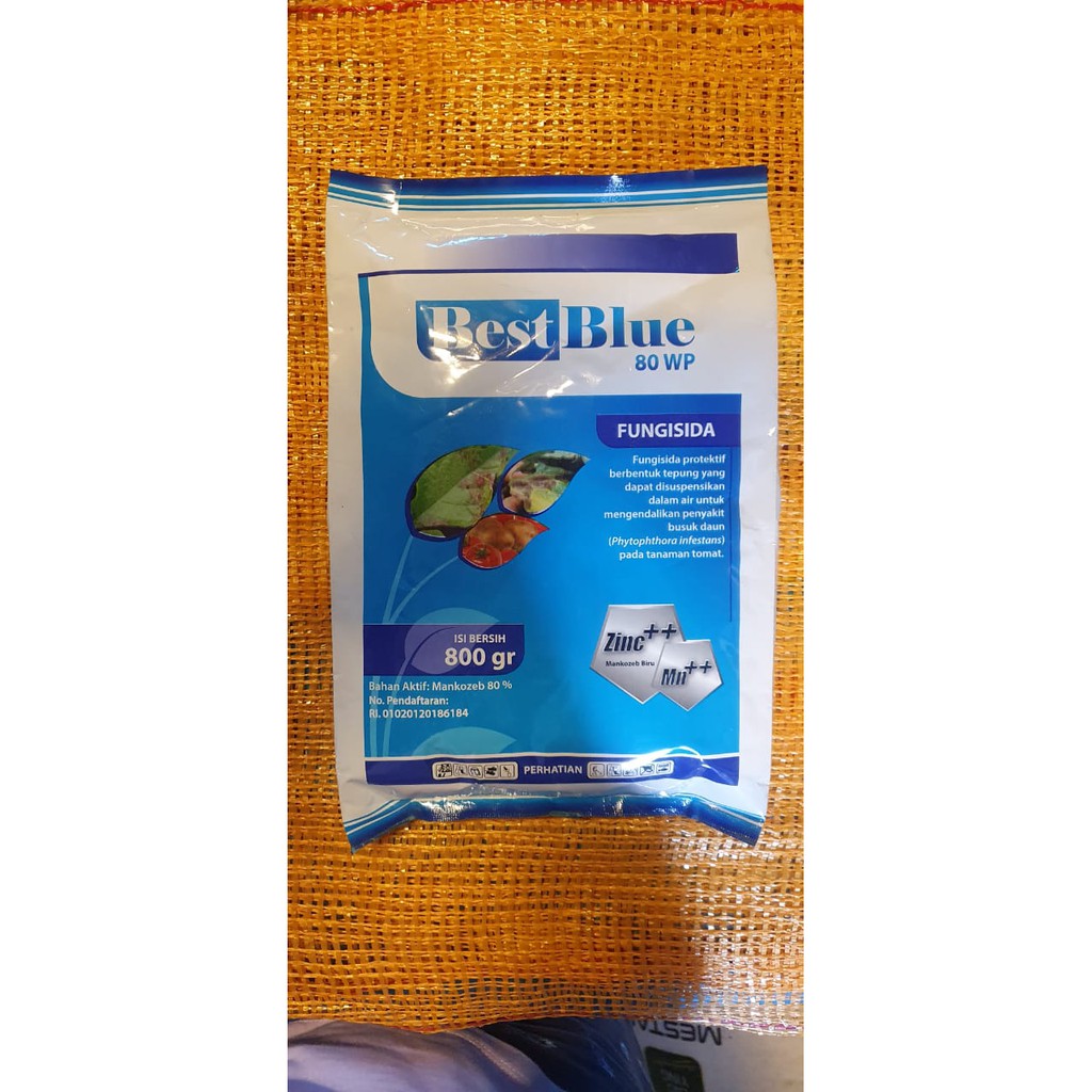 BEST BLUE 80WP Fungisida Kemasan 800 gr