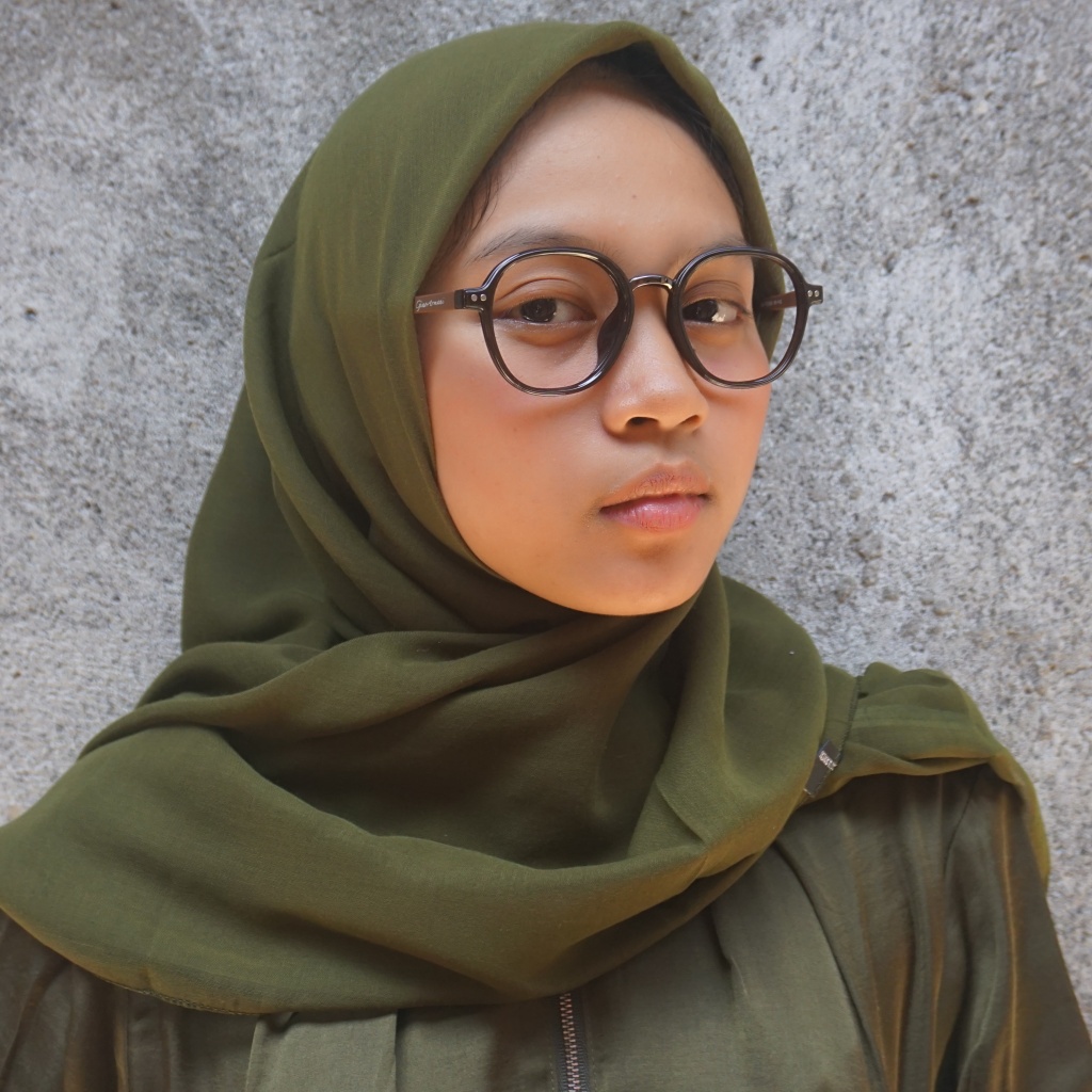 Frame kacamata pria wanita bentuk bulat klasik simple elegan